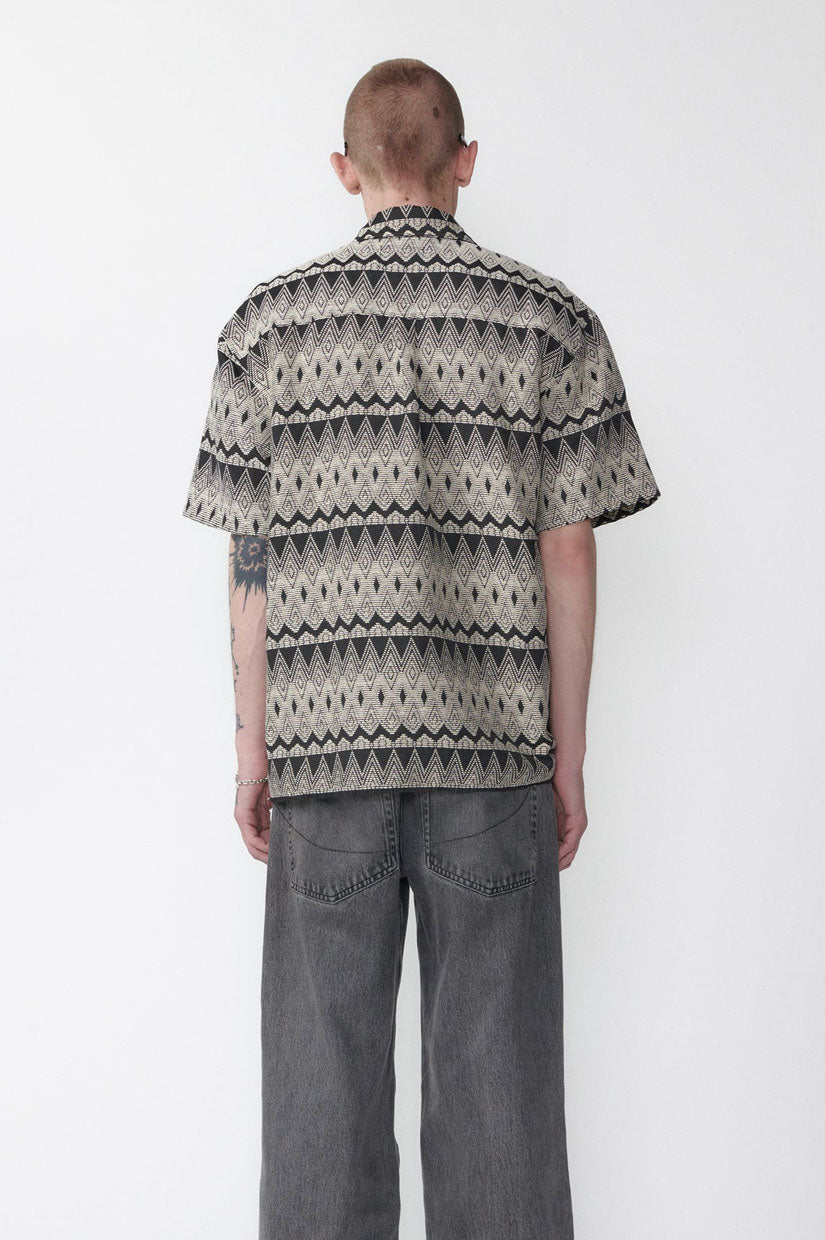 Beach Brains Frayed SS Shirt - Woven