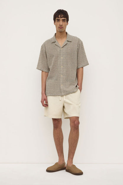 Assembly Watson SS Shirt - Cream/Black