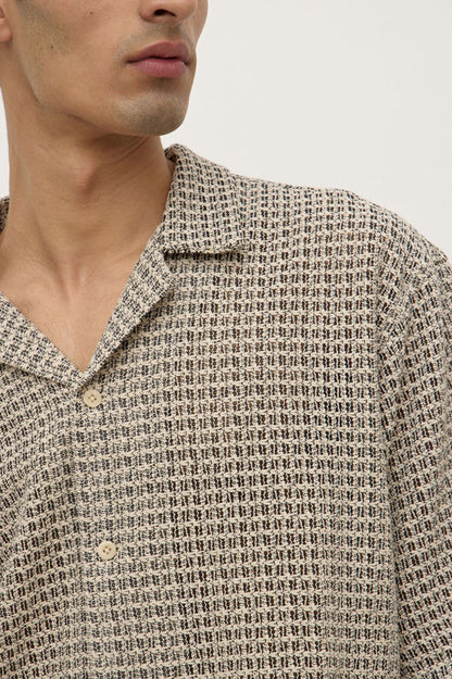 Assembly Watson SS Shirt - Cream/Black