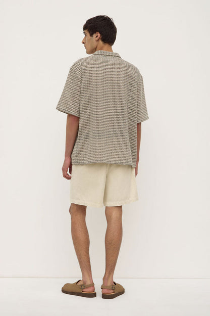 Assembly Watson SS Shirt - Cream/Black