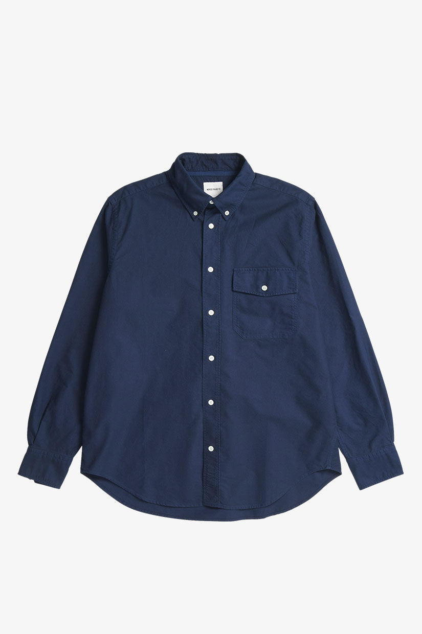 Norse Projects Algot Shirt - Workwear Blue