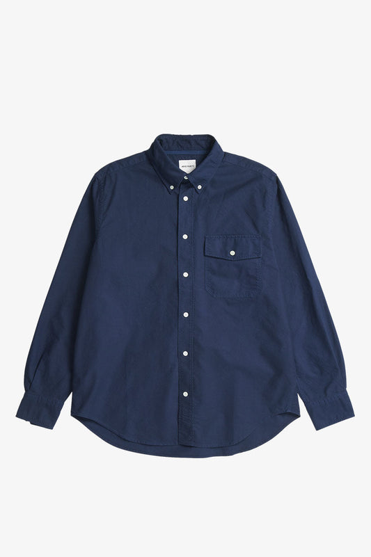 Norse Projects Algot Shirt - Workwear Blue