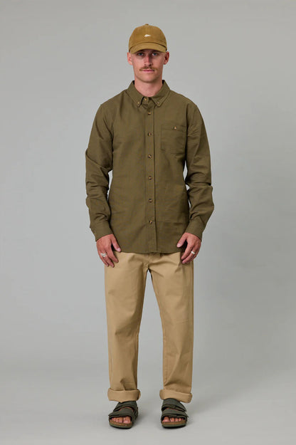 Just Another Fisherman Anchorage Shirt - Khaki