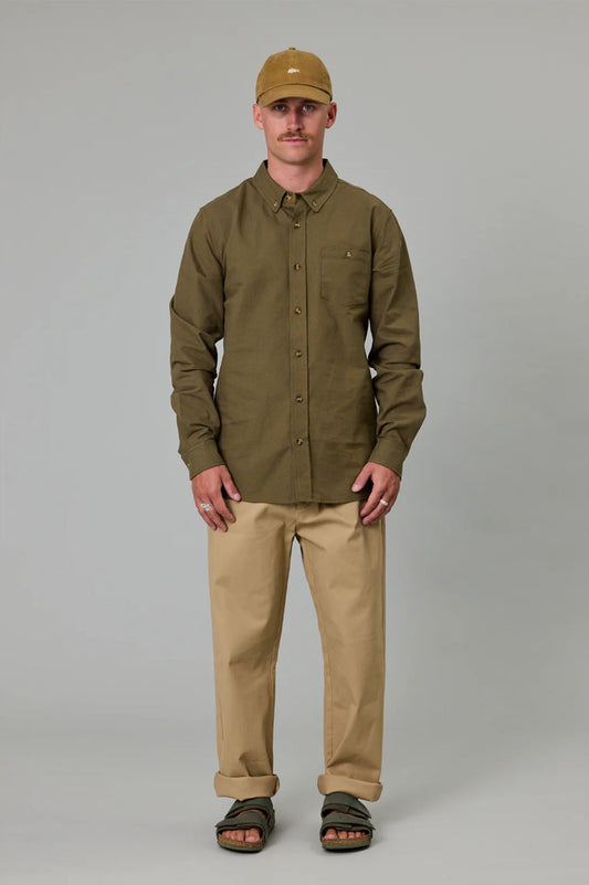 Just Another Fisherman Anchorage Shirt - Khaki