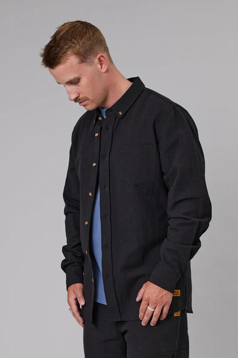 Just Another Fisherman Anchorage Shirt - Black