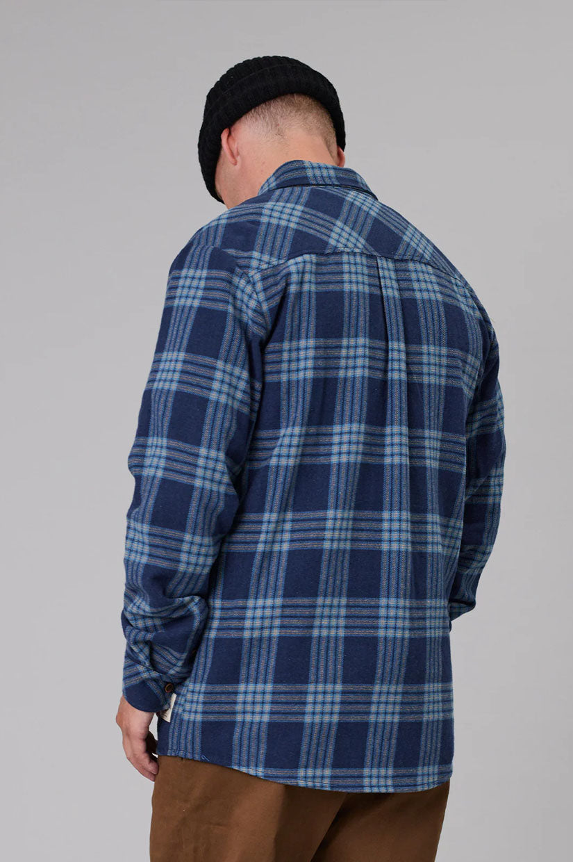 Just Another Fisherman Boatyard Shirt - Blue Check