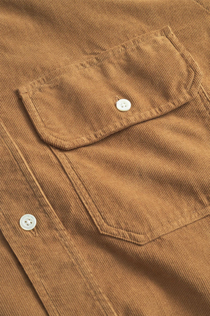 Norse Projects Algot Micro Cord Shirt - Duck