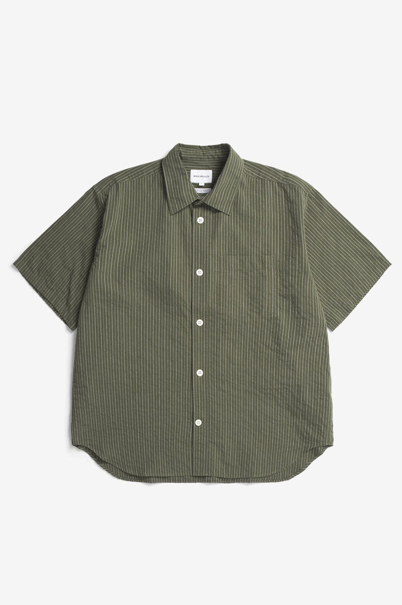 Norse Projects Ole SS Shirt - Moss