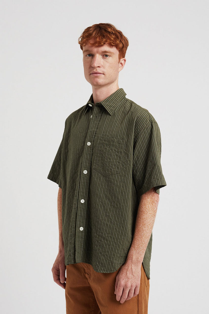 Norse Projects Ole SS Shirt - Moss