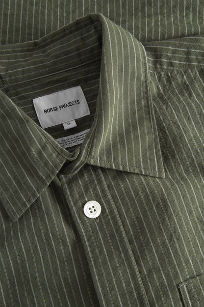 Norse Projects Ole SS Shirt - Moss